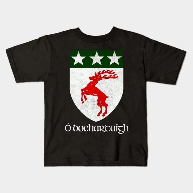 O'Doherty / Irish Vintage Style Crest Coat Of Arms Design Kids T-Shirt by feck!